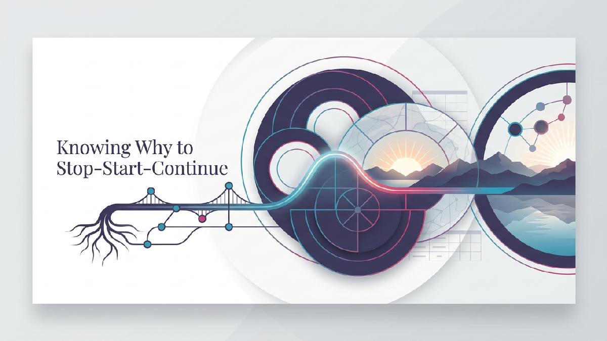 Knowing Why to Stop-Start-Continue article cover